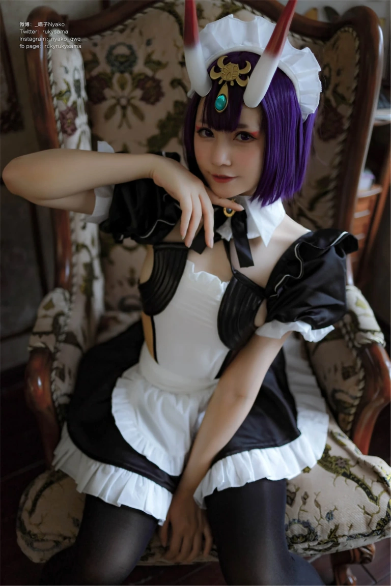 《酒吞童子女仆》｜Nyako喵子 · 42张写真