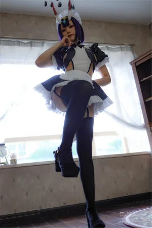 《酒吞童子女仆》｜Nyako喵子 · 42张写真