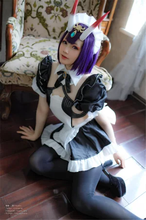 《酒吞童子女仆》｜Nyako喵子 · 42张写真