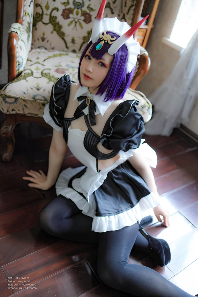 《酒吞童子女仆》｜Nyako喵子 · 42张写真