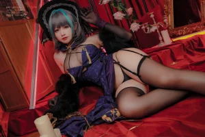 《柴郡旗袍》｜Nyako喵子 · 48张写真