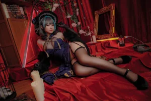 《柴郡旗袍》｜Nyako喵子 · 48张写真