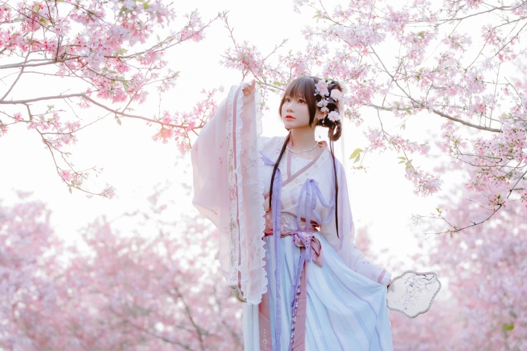 《樱花汉服 花神祈愿》｜Nyako喵子 · 52张写真