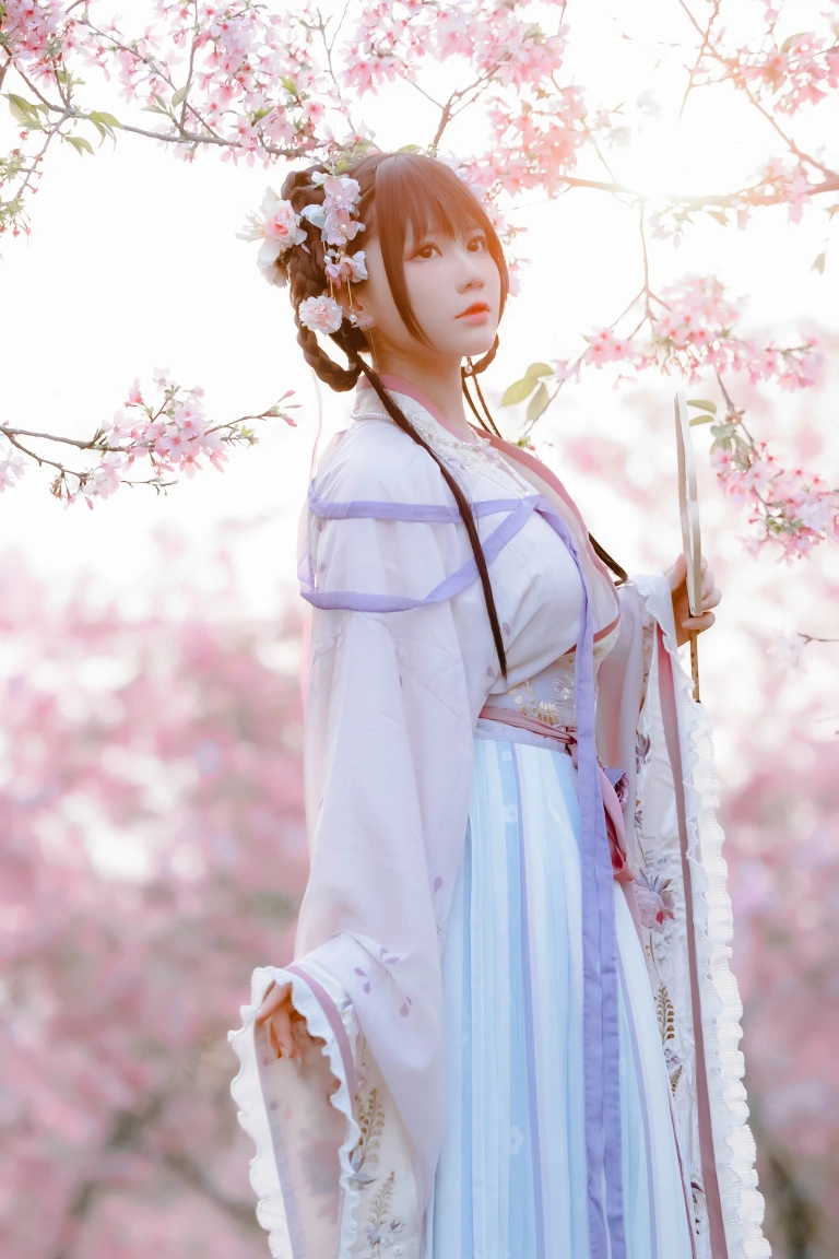 《樱花汉服 花神祈愿》｜Nyako喵子 · 52张写真