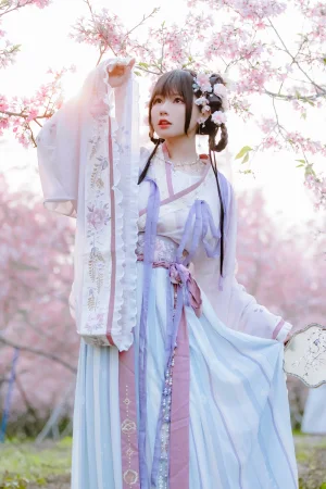 《樱花汉服 花神祈愿》｜Nyako喵子 · 52张写真