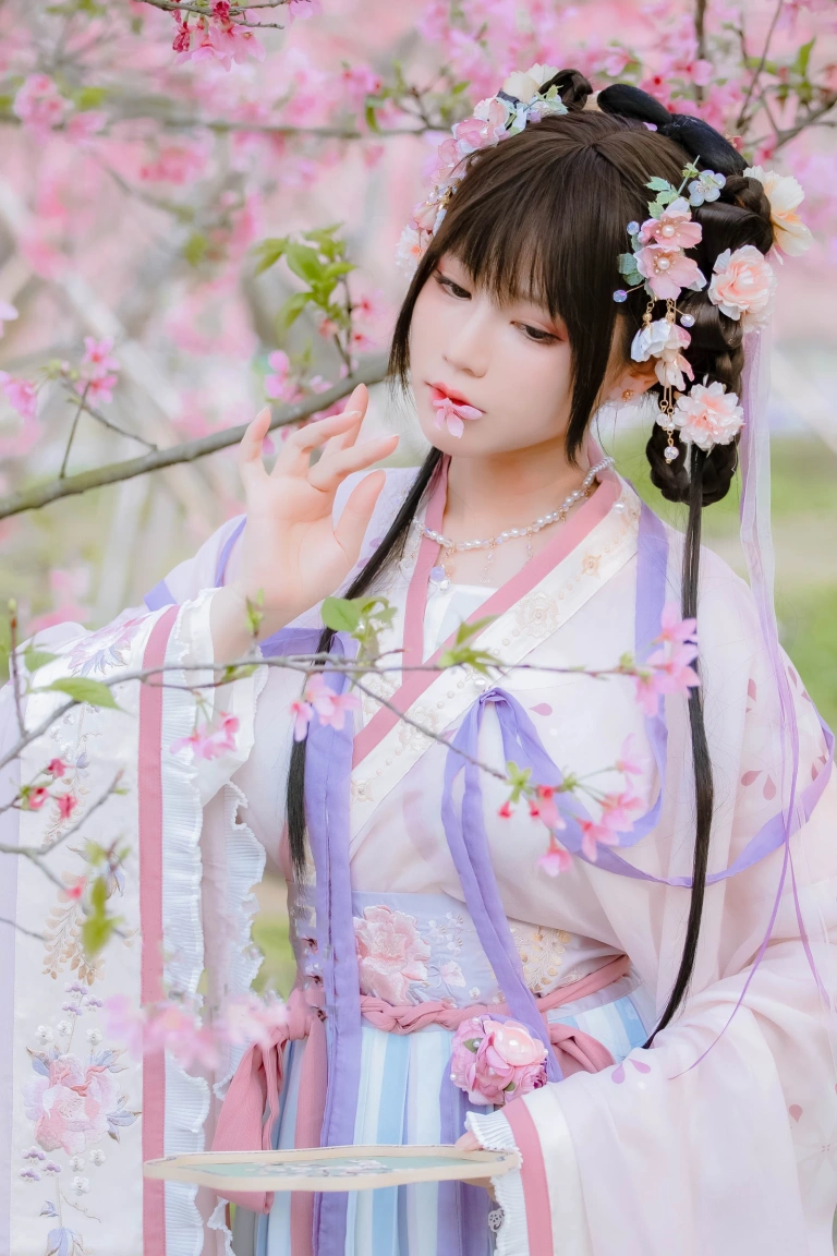 《樱花汉服 花神祈愿》｜Nyako喵子 · 52张写真