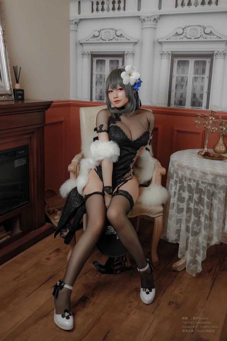 《路易九世旗袍》｜Nyako喵子 · 48张写真