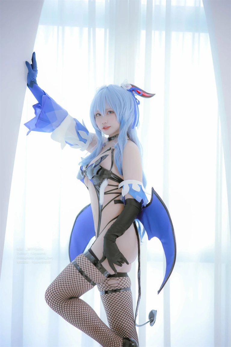 《原神 甘雨魅魔》｜Nyako喵子 · 76张写真