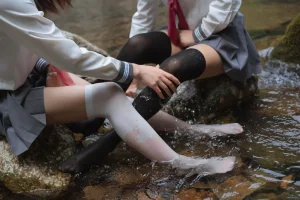 《小溪JK百合》｜萌芽儿o0&请叫我若生 · 93张写真