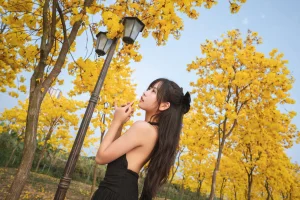 《秋有银杏 春有黄风铃》｜萌芽儿o0 · 23张写真