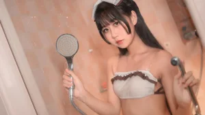《黑猫泳衣》｜萌芽儿o0 · 10张写真