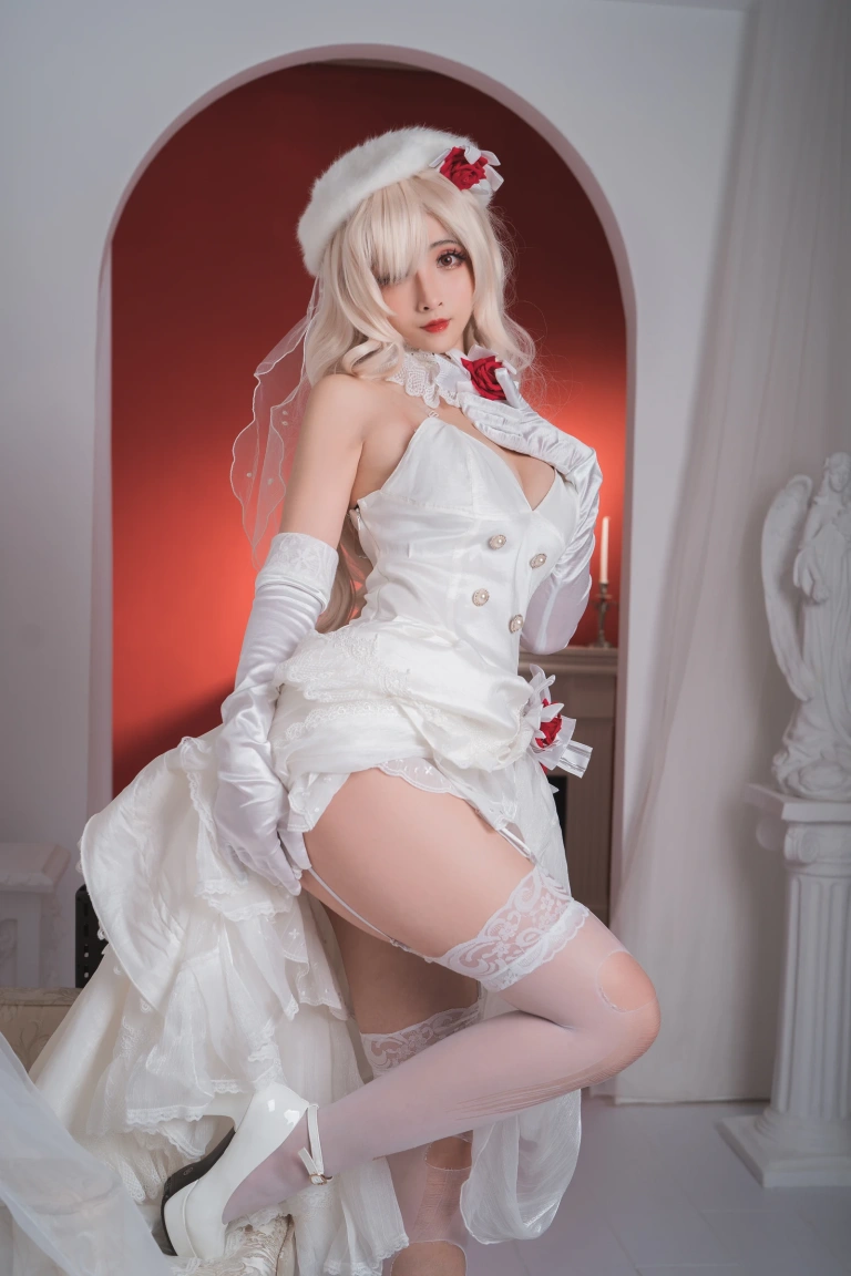 《G36c花嫁》｜rioko凉凉子 · 25张写真