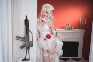 《G36c花嫁》｜rioko凉凉子 · 25张写真