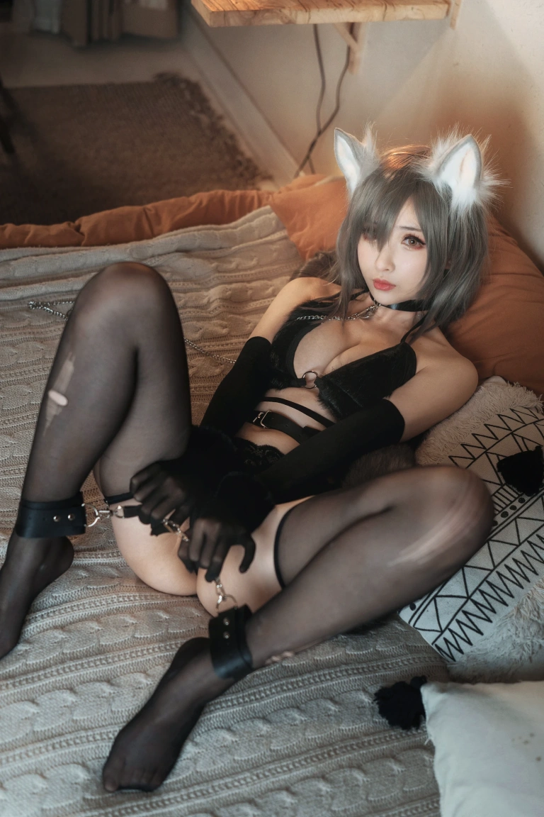 《受伤的灰狼姐姐》｜rioko凉凉子 · 29张写真