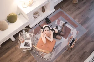 《贴心的牛奶女仆》｜rioko凉凉子 · 45张写真