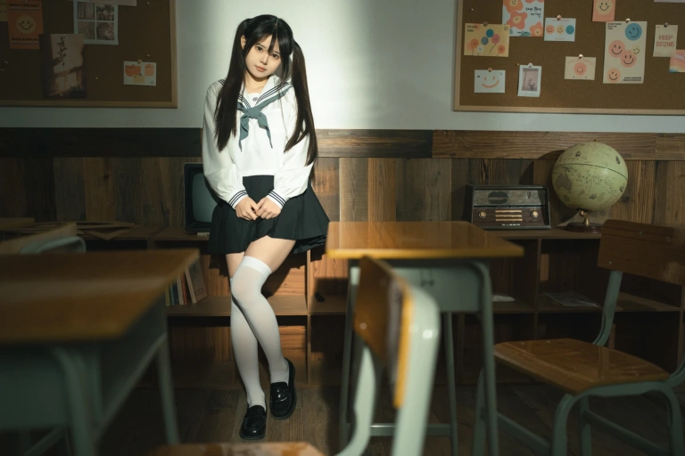《授课中》｜rua阮阮 · 57张写真