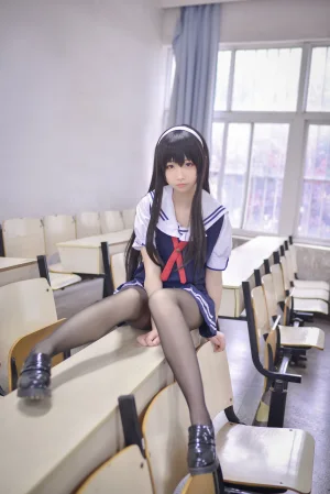 《路人女主的养成方法 霞之丘诗羽》｜雪琪SAMA · 24张写真
