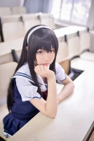 《路人女主的养成方法 霞之丘诗羽》｜雪琪SAMA · 24张写真