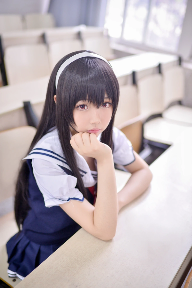 《路人女主的养成方法 霞之丘诗羽》｜雪琪SAMA · 24张写真