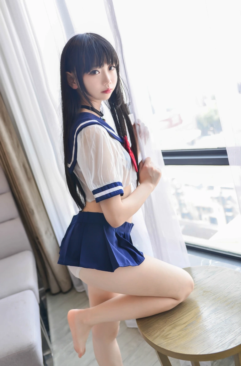 《透明JK》｜雪琪SAMA · 20张写真