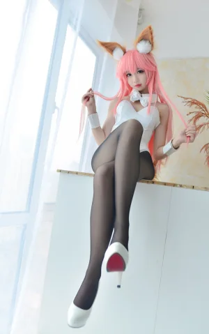《玉藻前兔女郎》｜雪琪SAMA · 30张写真