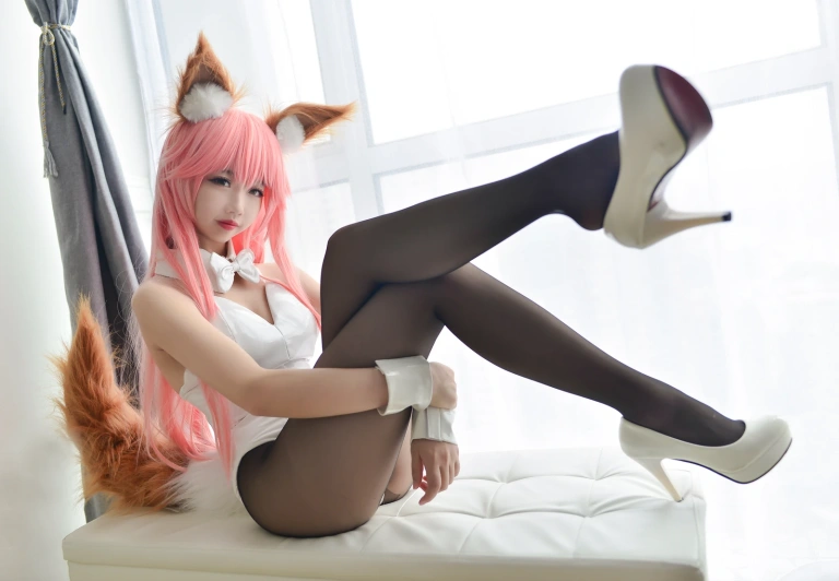 《玉藻前兔女郎》｜雪琪SAMA · 30张写真