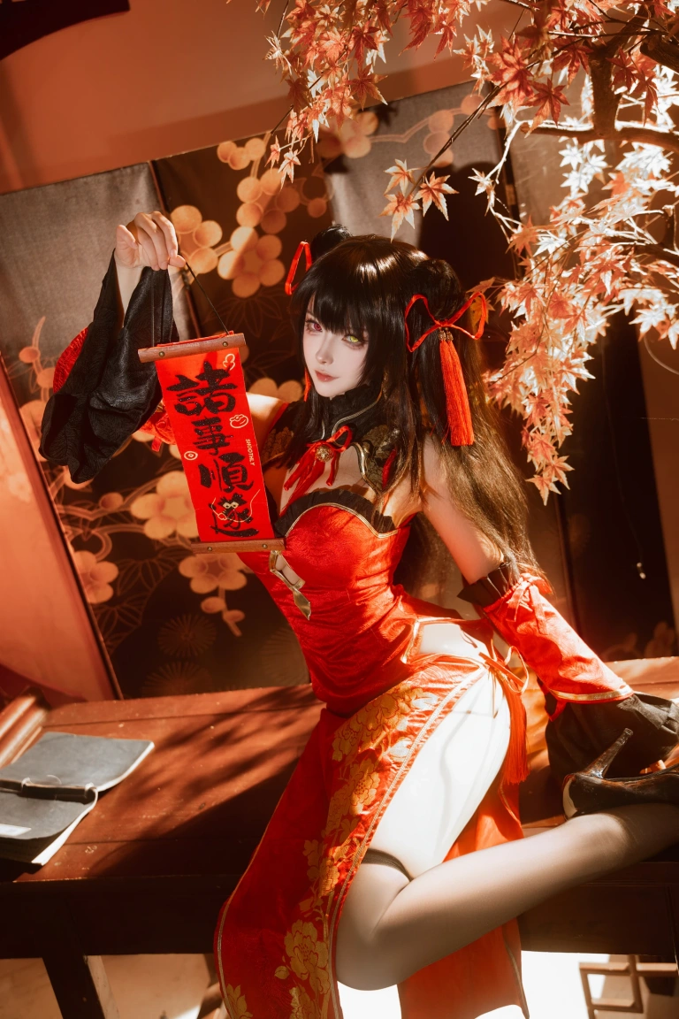 《2025年01月限定 狂三旗袍》｜Seya-狮砸 · 12张写真