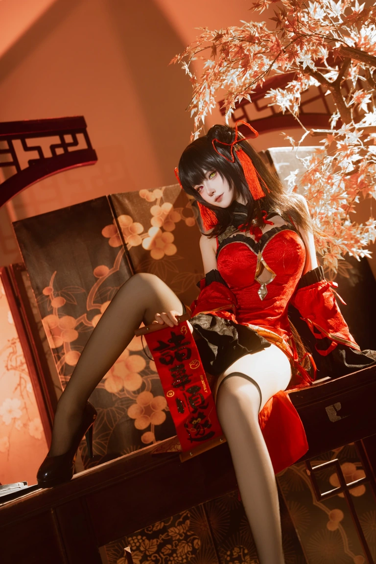 《2025年01月限定 狂三旗袍》｜Seya-狮砸 · 12张写真