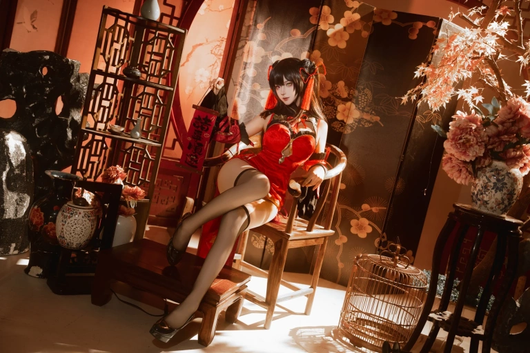 《2025年01月限定 狂三旗袍》｜Seya-狮砸 · 12张写真