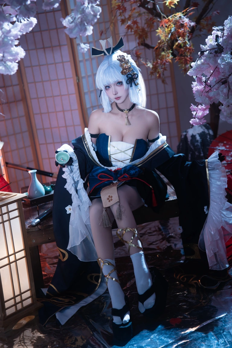 《原神 神里绫华·霜刃》｜Seya-狮砸 · 12张写真