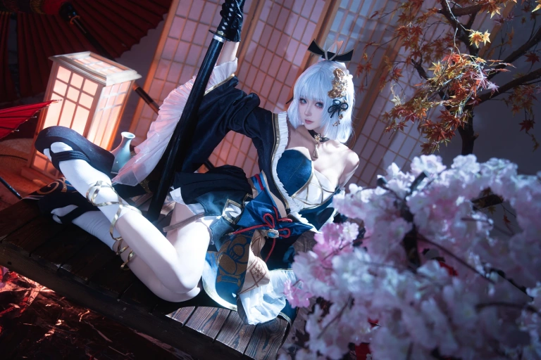 《原神 神里绫华·霜刃》｜Seya-狮砸 · 12张写真
