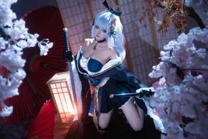 《原神 神里绫华·霜刃》｜Seya-狮砸 · 12张写真