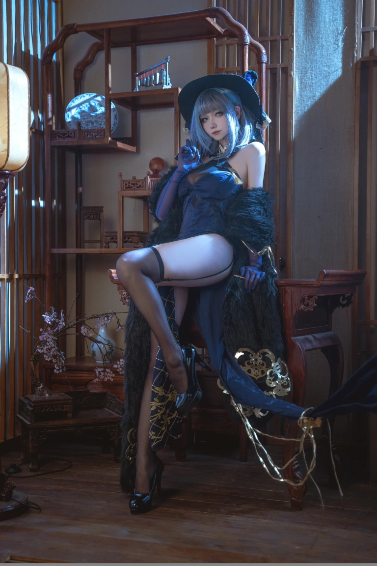 《碧蓝航线 柴郡旗袍》｜Seya-狮砸 · 12张写真