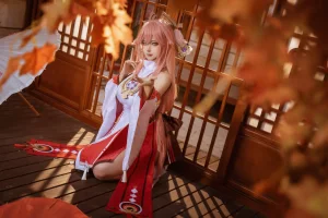 《原神 八重神子》｜Seya-狮砸 · 12张写真