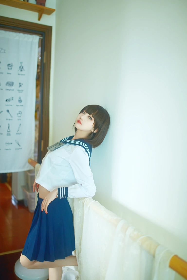 《短发JK》｜Shika小鹿鹿 · 11张写真