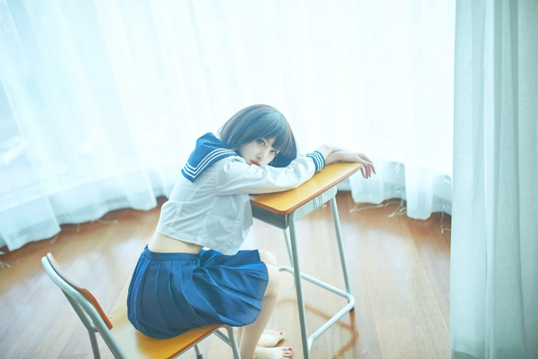《短发JK》｜Shika小鹿鹿 · 11张写真