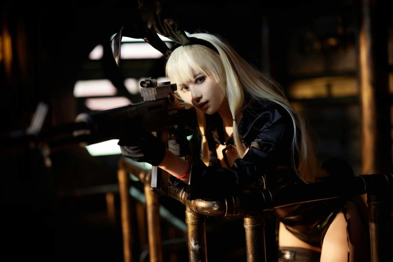 《少女前线 AN94兔女郎》｜Shika小鹿鹿 · 35张写真