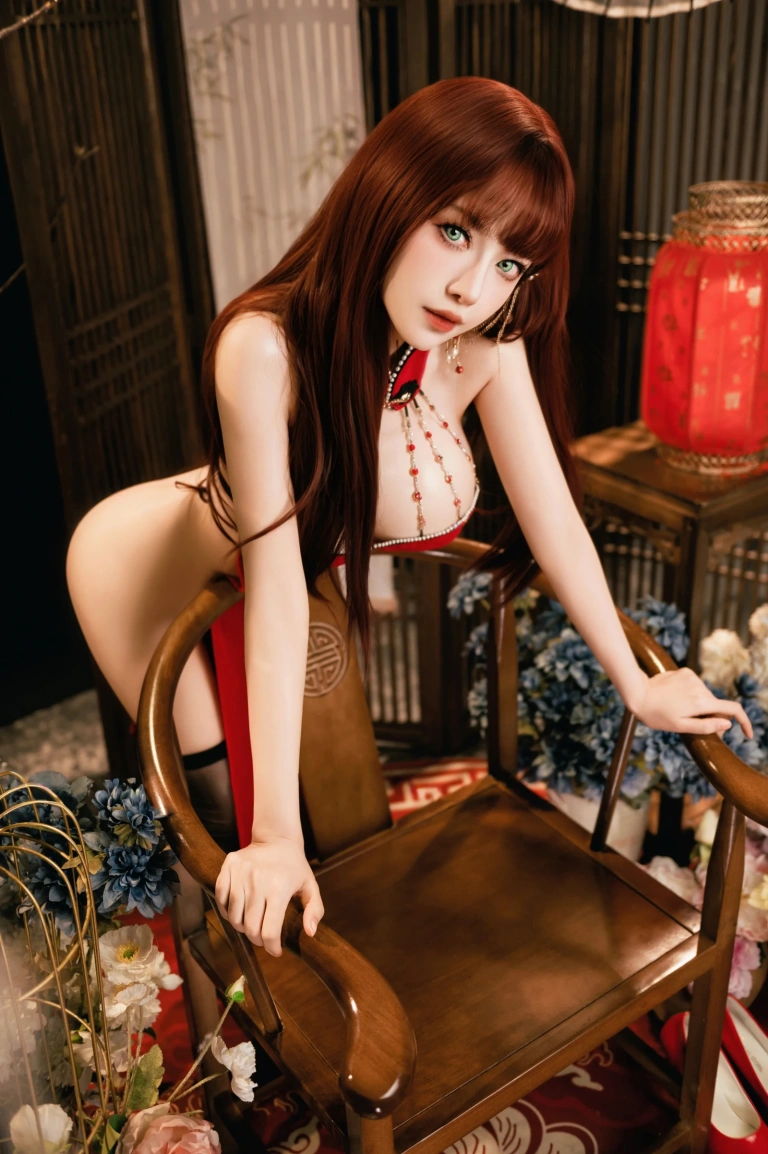 《新年红旗袍》｜Shika小鹿鹿 · 30张写真