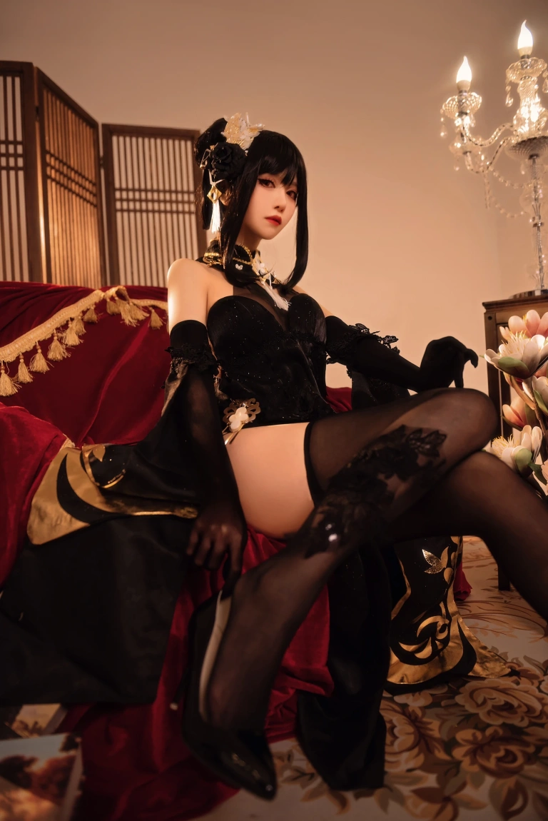 《碧蓝航线 镇海 奇奢花苑》｜Shika小鹿鹿 · 28张写真