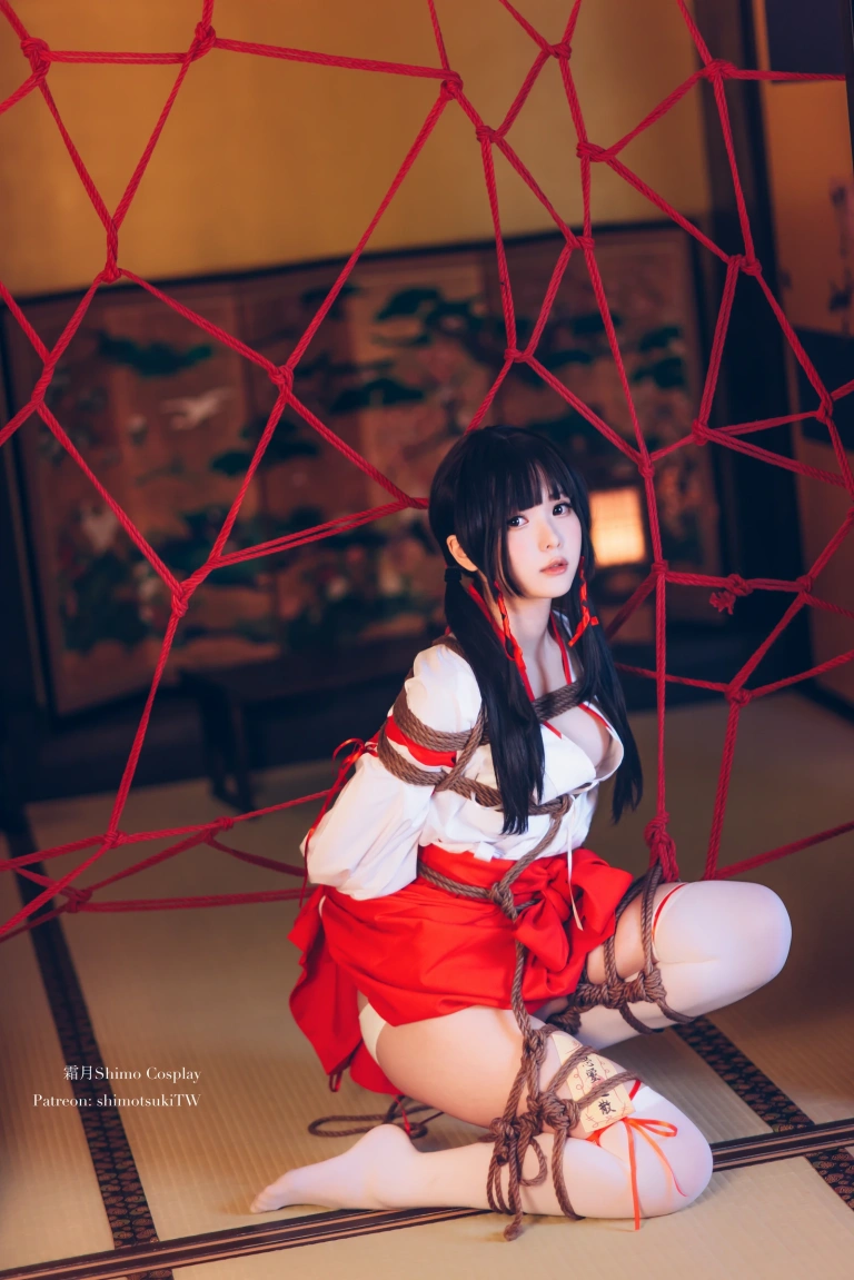 《巫女捆绑》｜霜月shimo · 24张写真