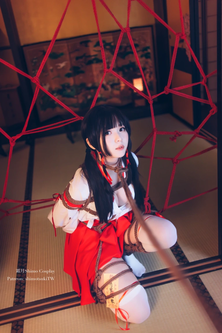 《巫女捆绑》｜霜月shimo · 24张写真