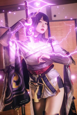 《Raiden Shogun》｜霜月shimo · 15张写真