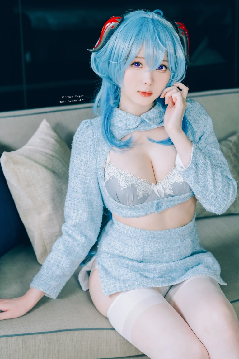 《Ganyu lingerie》｜霜月shimo · 15张写真