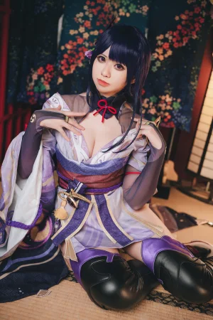 《原神·雷电将军》｜小空Sora · 17张写真
