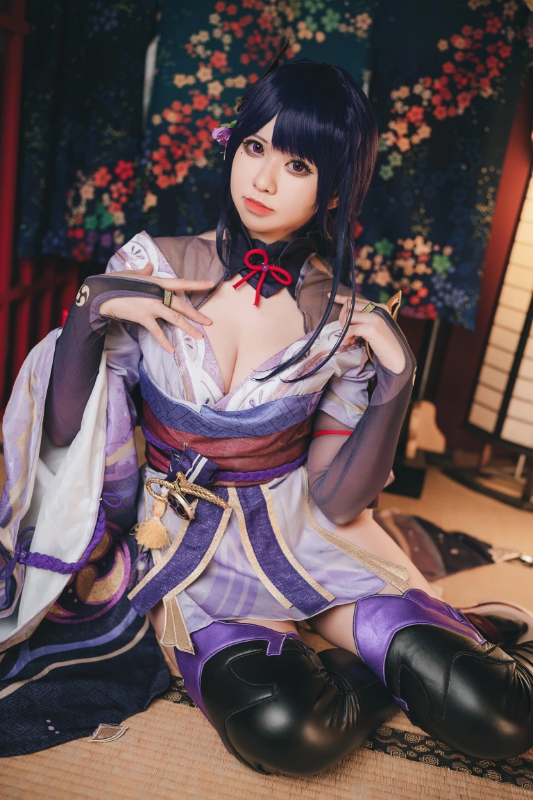 《原神·雷电将军》｜小空Sora · 17张写真