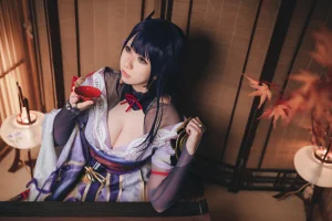 《原神·雷电将军》｜小空Sora · 17张写真