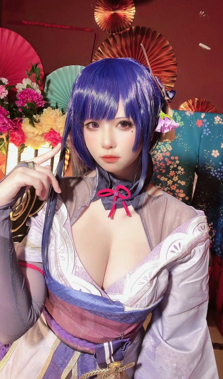 《原神·雷电将军》｜小空Sora · 17张写真