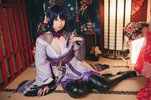 《原神·雷电将军》｜小空Sora · 17张写真