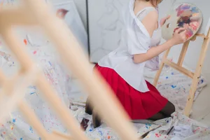 《VOL.01 制服写真集 画室JK》｜疯猫ss · 23张写真