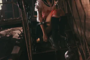 《VOL.01 制服写真集 血腥JK（被囚禁的少女）》｜疯猫ss · 28张写真